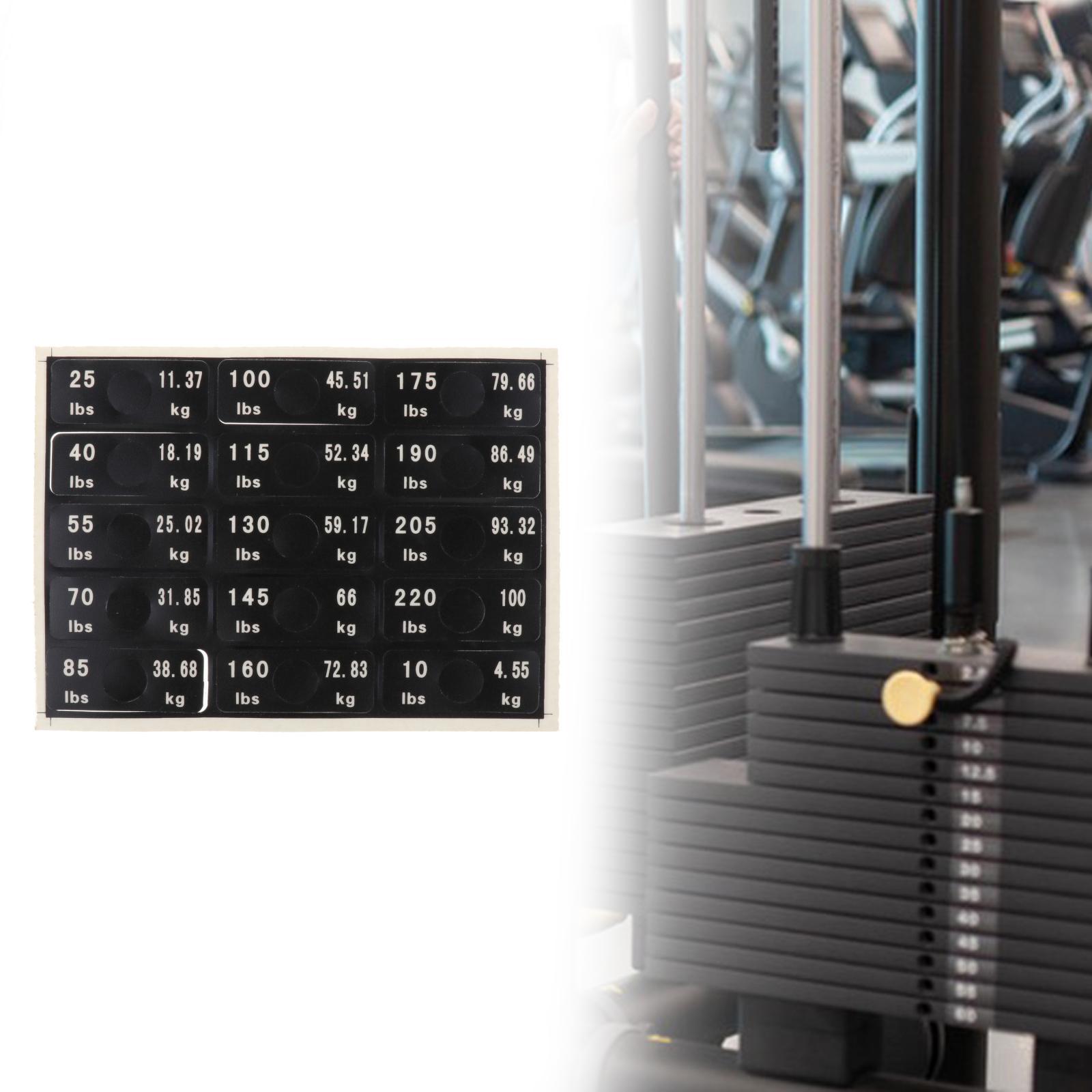 Weight Stack Labels 4.55kg to  - Men'S Accessories Types ulasan dan harga