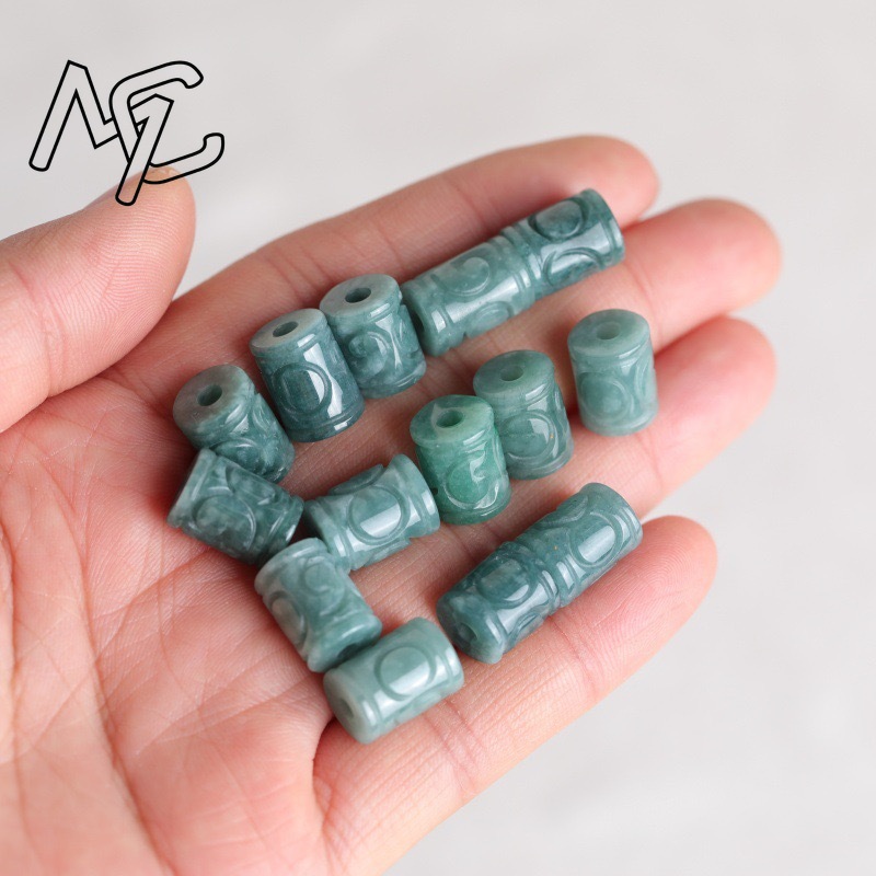 5pc Natural Blue Water Jade Mo - Men Accessories Jewellery ulasan dan harga