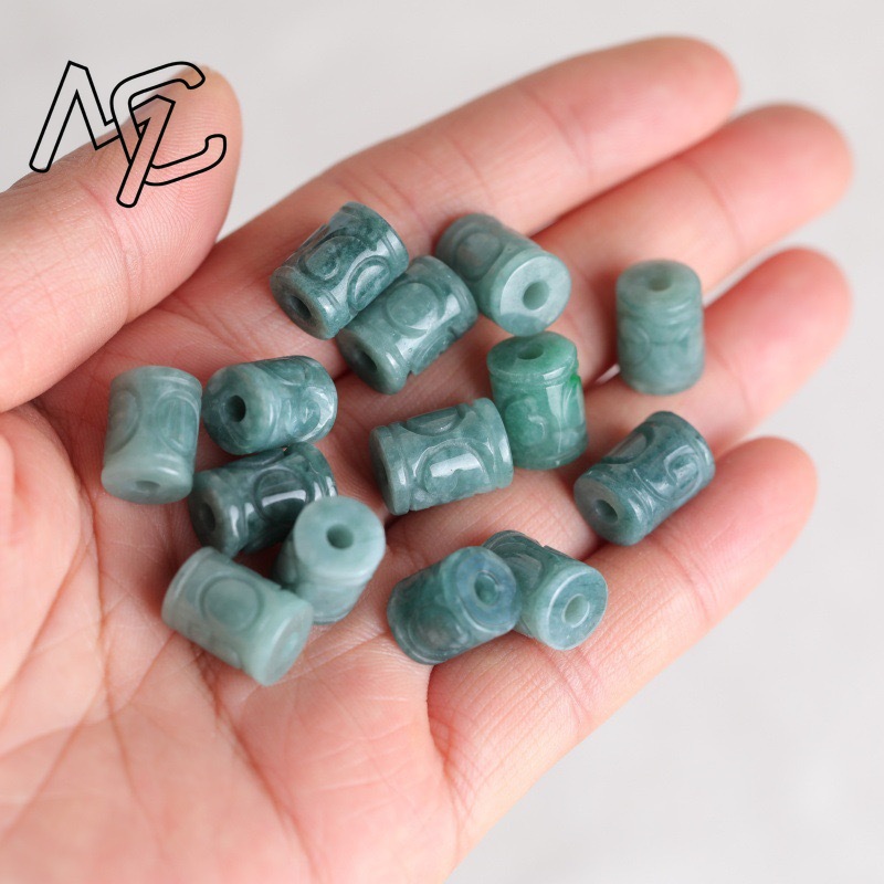 5pc Natural Blue Water Jade Mo - Men Accessories Jewellery ulasan dan harga