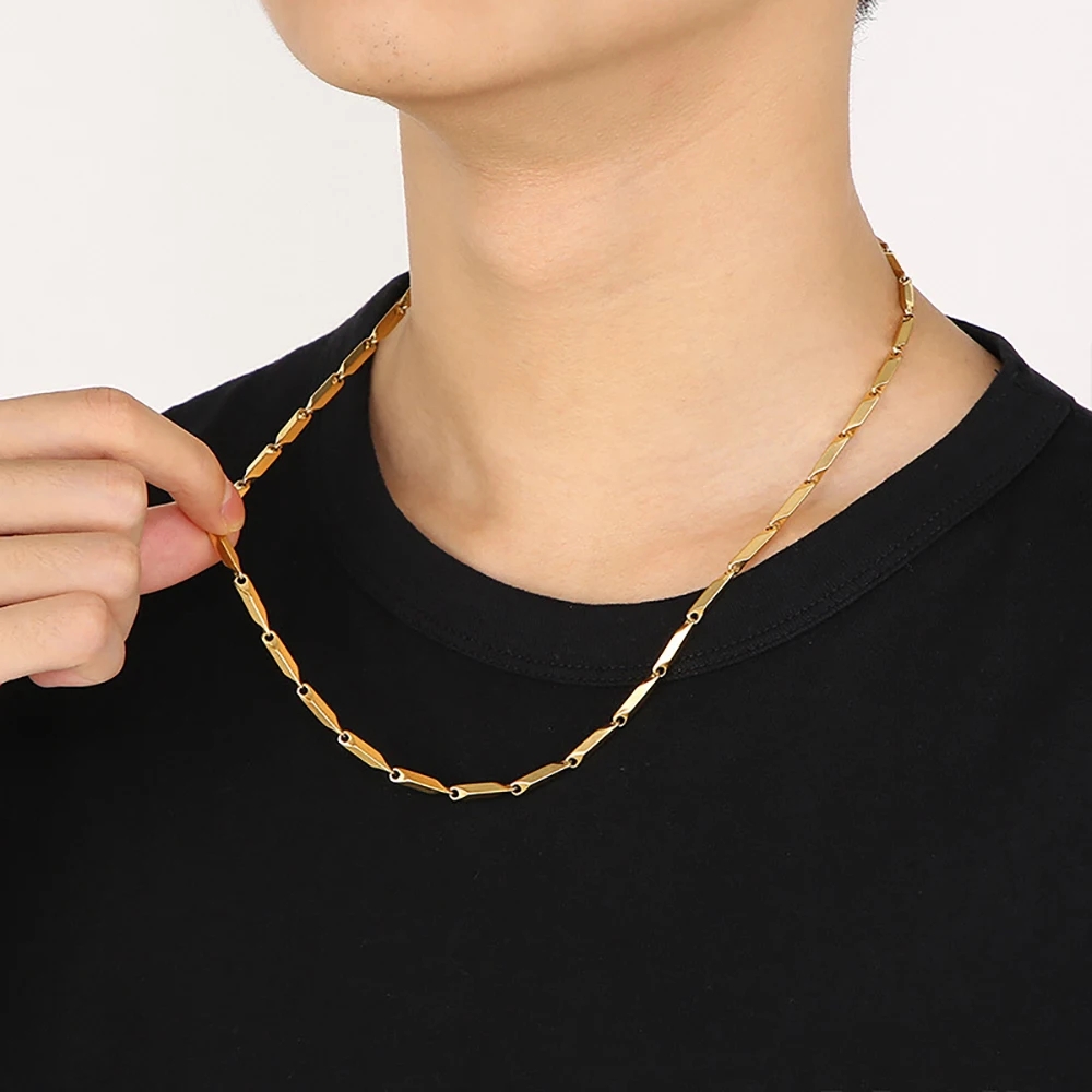 Stainless Steel Chain Necklace - Men Accessories Ethnic ulasan dan harga