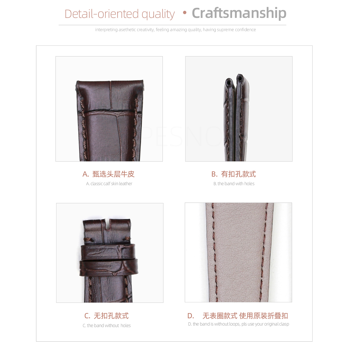 PESNO Suitable for BVLGARI BVL - Men'S Accessories Types ulasan dan harga